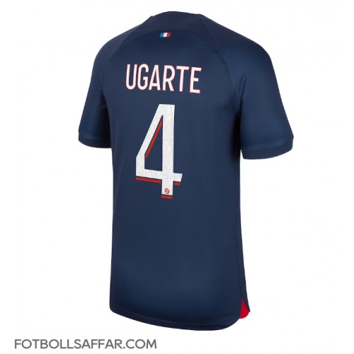 Paris Saint-Germain Manuel Ugarte #4 Hemmatröja 2023-24 Kortärmad